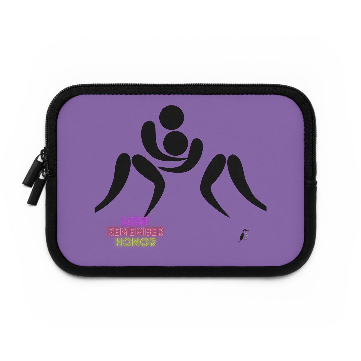 Laptop Sleeve: Wrestling Lite Purple