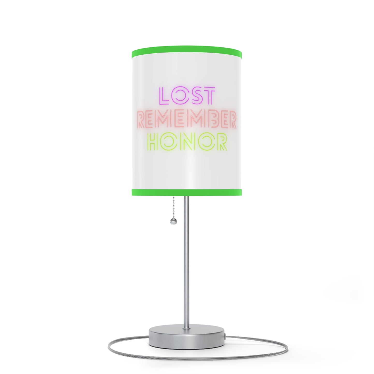 Lamp on a Stand, US|CA plug: Weightlifting White