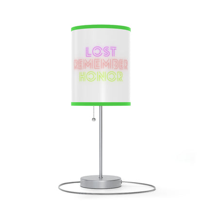 Lamp on a Stand, US|CA plug: Weightlifting White