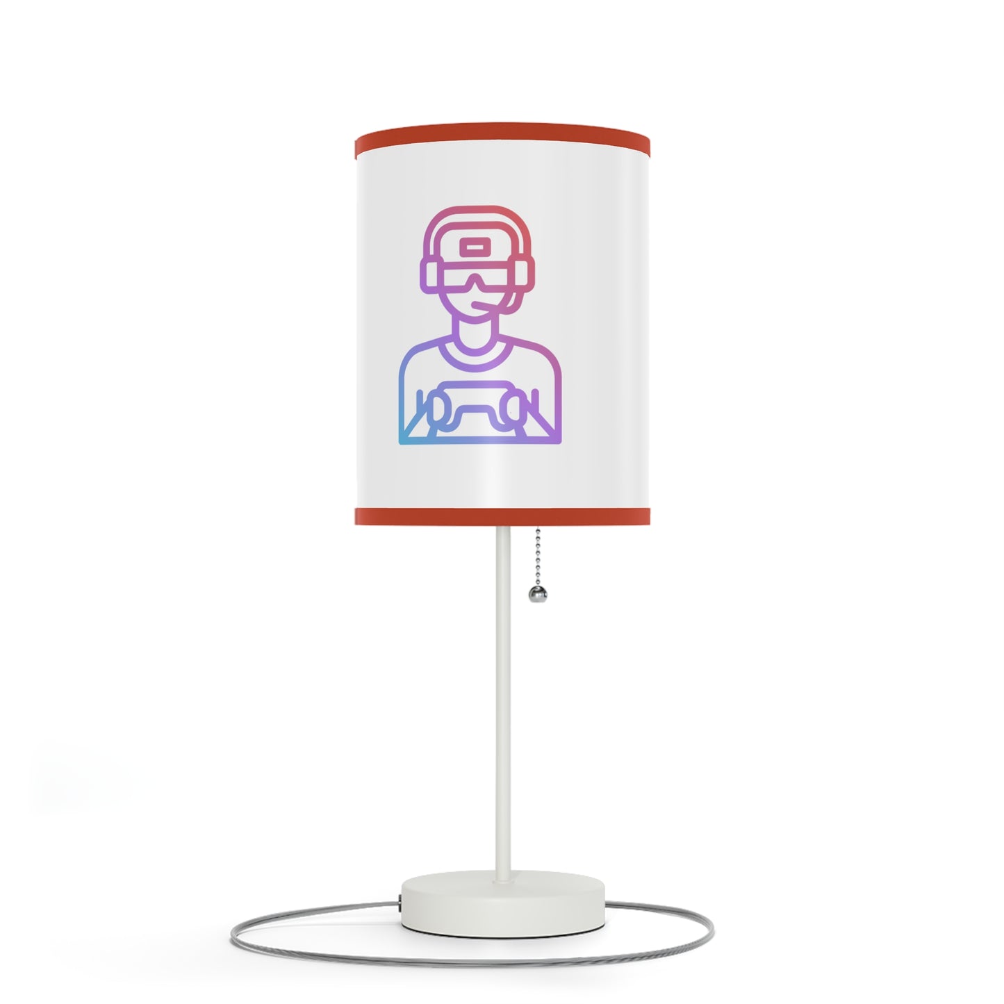 Lamp on a Stand, US|CA plug: Gaming White