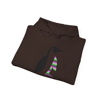 Heavy Blend™ Hooded Sweatshirt: Crazy Penguin World Logo #1