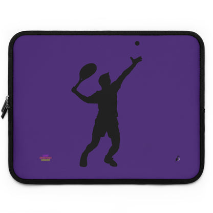 Laptop Sleeve: Tennis Purple