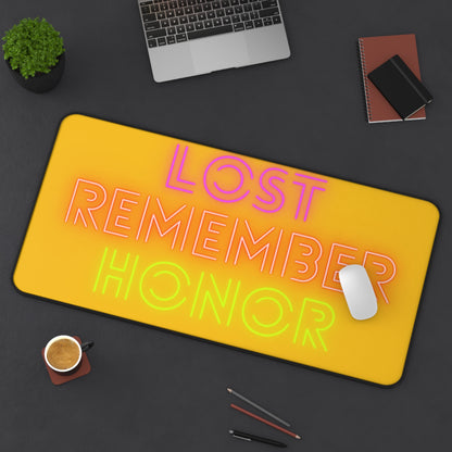 Desk Mat: Lost Remember Honor Yellow