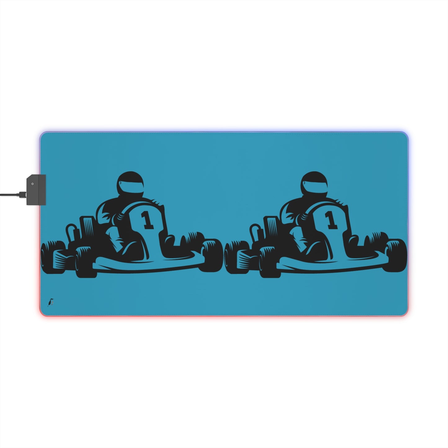 LED Gaming Mouse Pad: Racing Turquoise