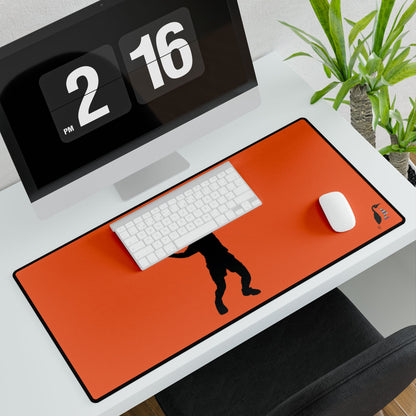 Desk Mats: Tennis Orange