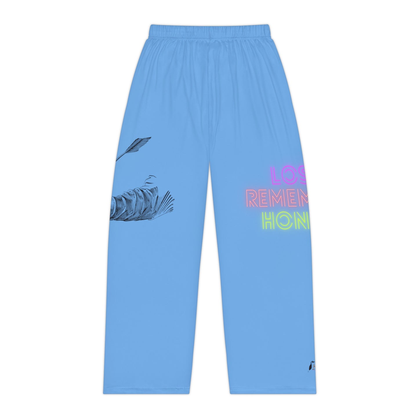 Pambabaeng Pajama Pants: Writing Lite Blue 