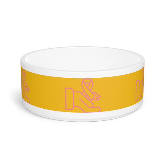 Pet Bowl: Fight Cancer Yellow