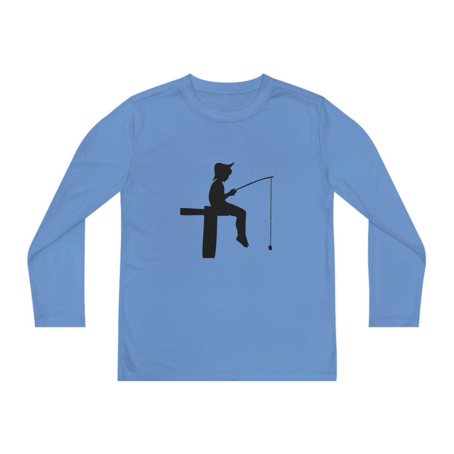 Youth Long Sleeve Competitor Tee: Fishing