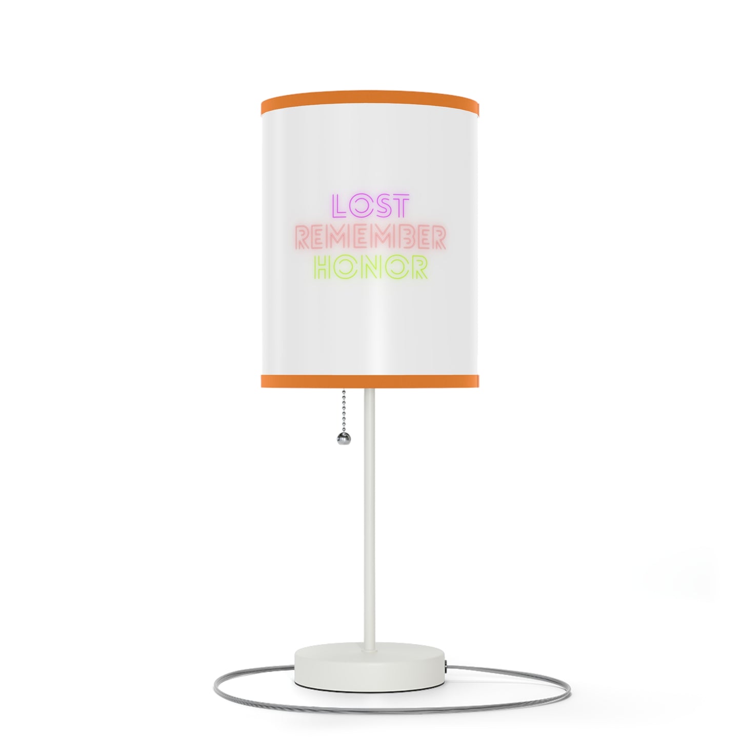 Lamp on a Stand, US|CA plug: Baseball White