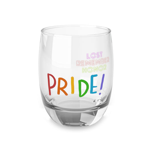 Whiskey Glass LGBTQ Pride