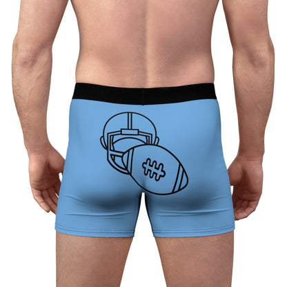 Men's Boxer Briefs Football Lite Blue