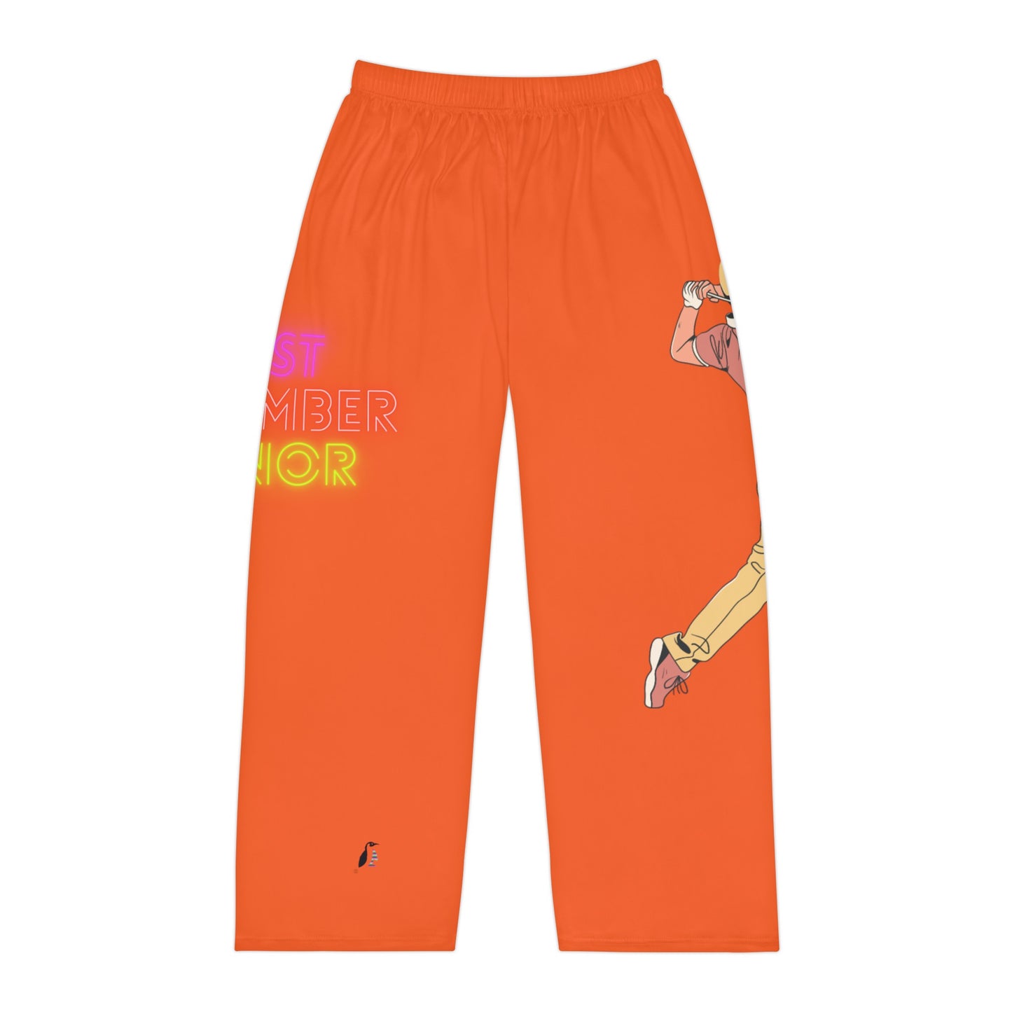 Men's Pajama Pants: Golf Orange