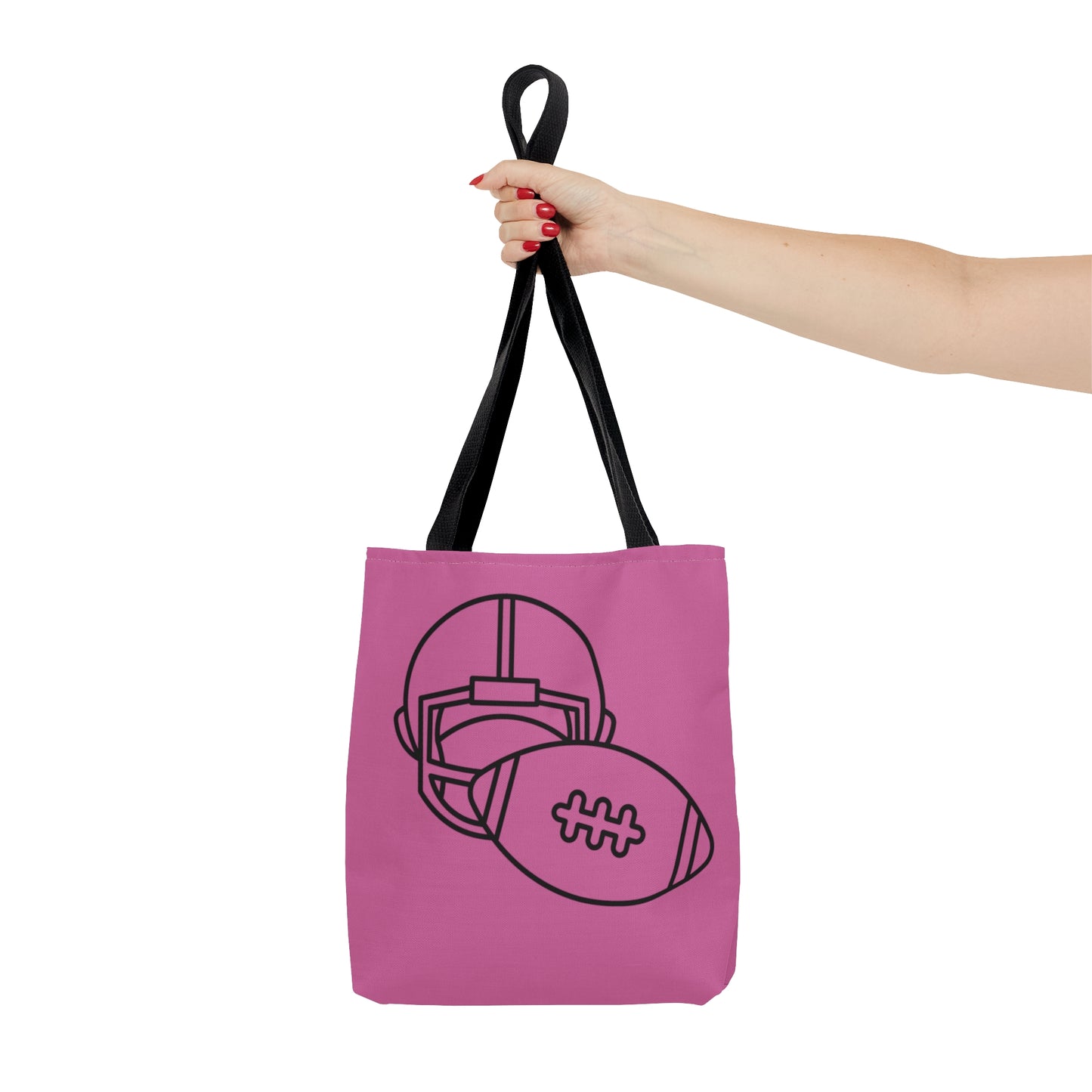 Tote Bag: Football Lite Pink