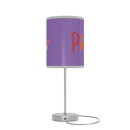 Lamp on a Stand, US|CA plug: LGBTQ Pride Lite Purple 