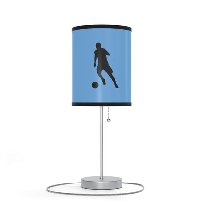 Lamp on a Stand, US|CA plug: Soccer Lite Blue