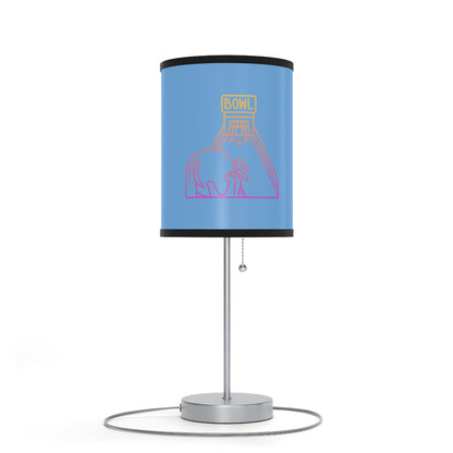 Lamp on a Stand, US|CA plug: Bowling Lite Blue