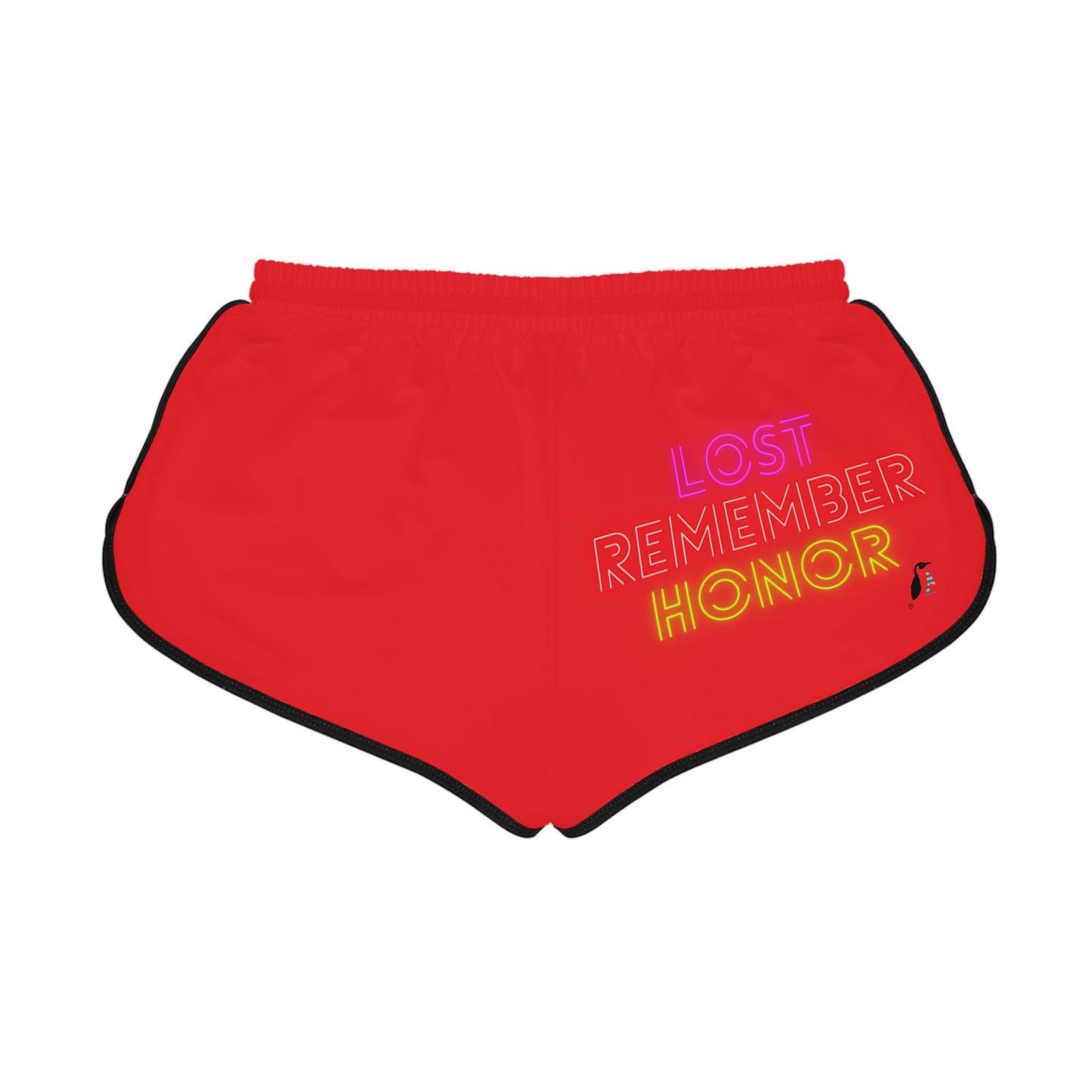 Women's Relaxed Shorts: Fight Cancer Red