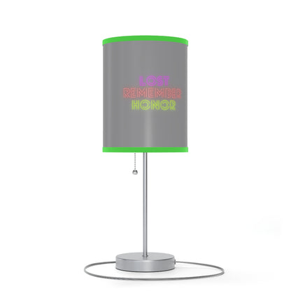 Lamp on a Stand, US|CA plug: Fight Cancer Grey