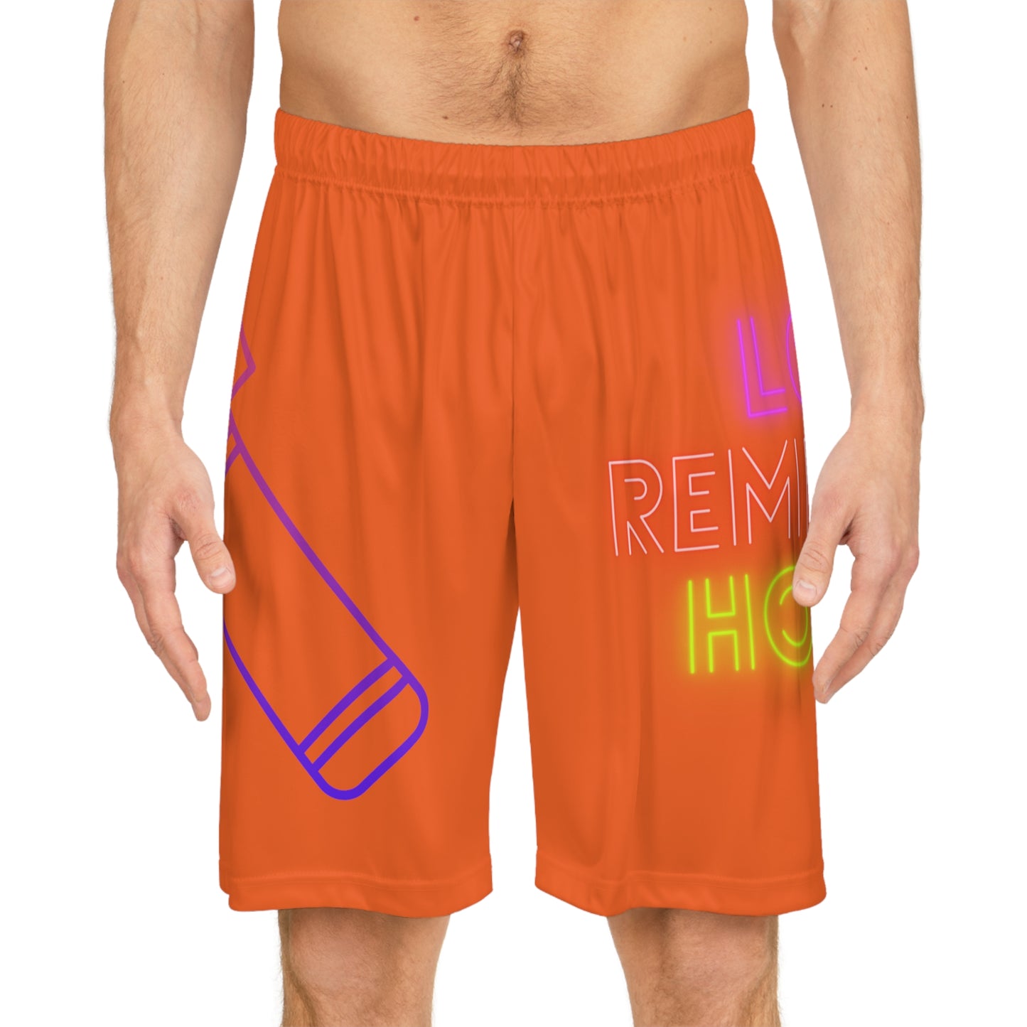 Basketball Shorts: Music Orange