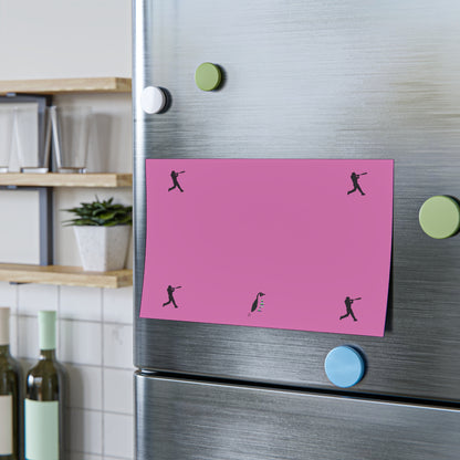 Post-it® Note Pads: Baseball Lite Pink