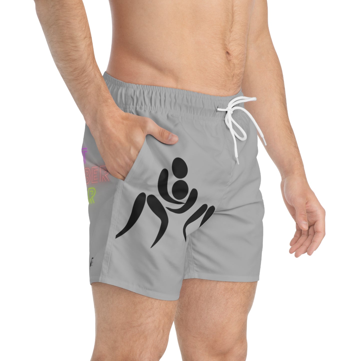 Swim Trunks: Wrestling Lite Grey