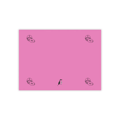 Post-it® Note Pads: Football Lite Pink