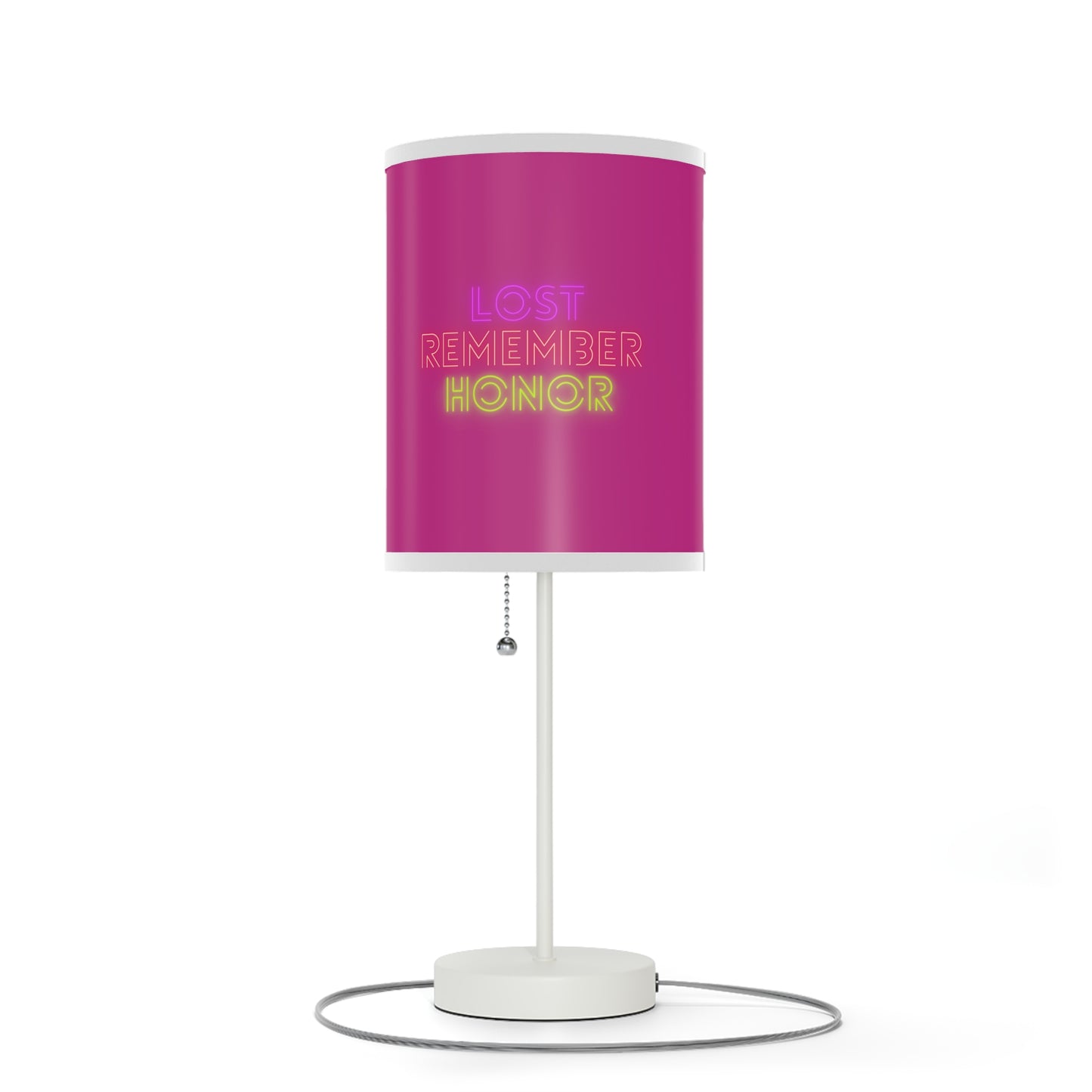 Lamp on a Stand, US|CA plug: LGBTQ Pride Pink