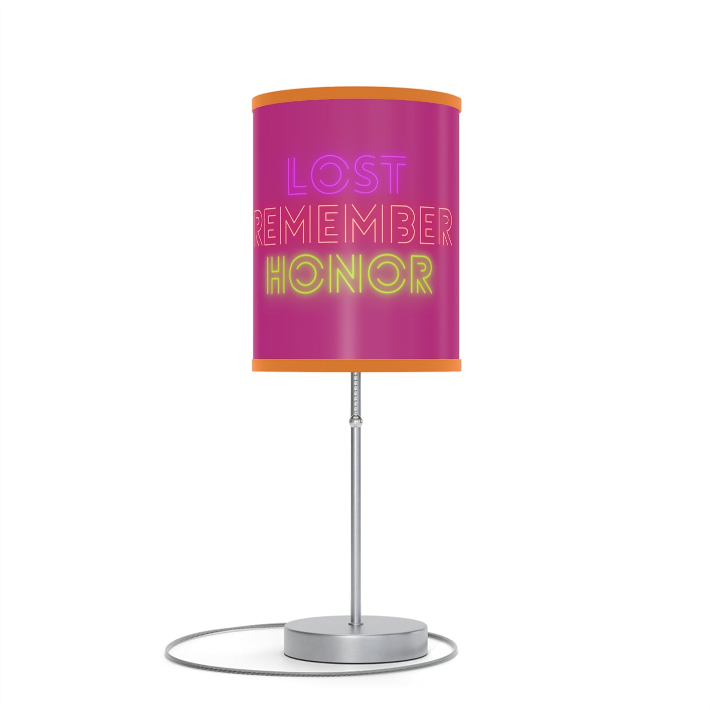 Lamp on a Stand, US|CA plug: Lost Remember Honor Pink