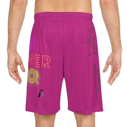 Basketball Shorts: Volleyball Pink