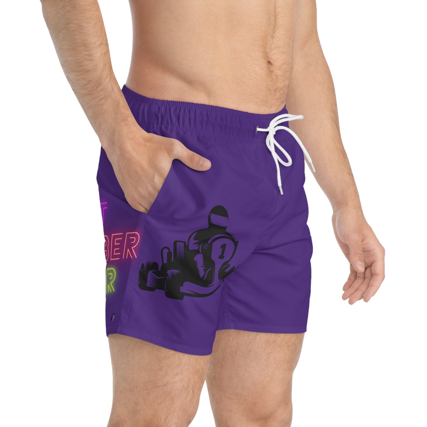 Swim Trunks: Racing Purple