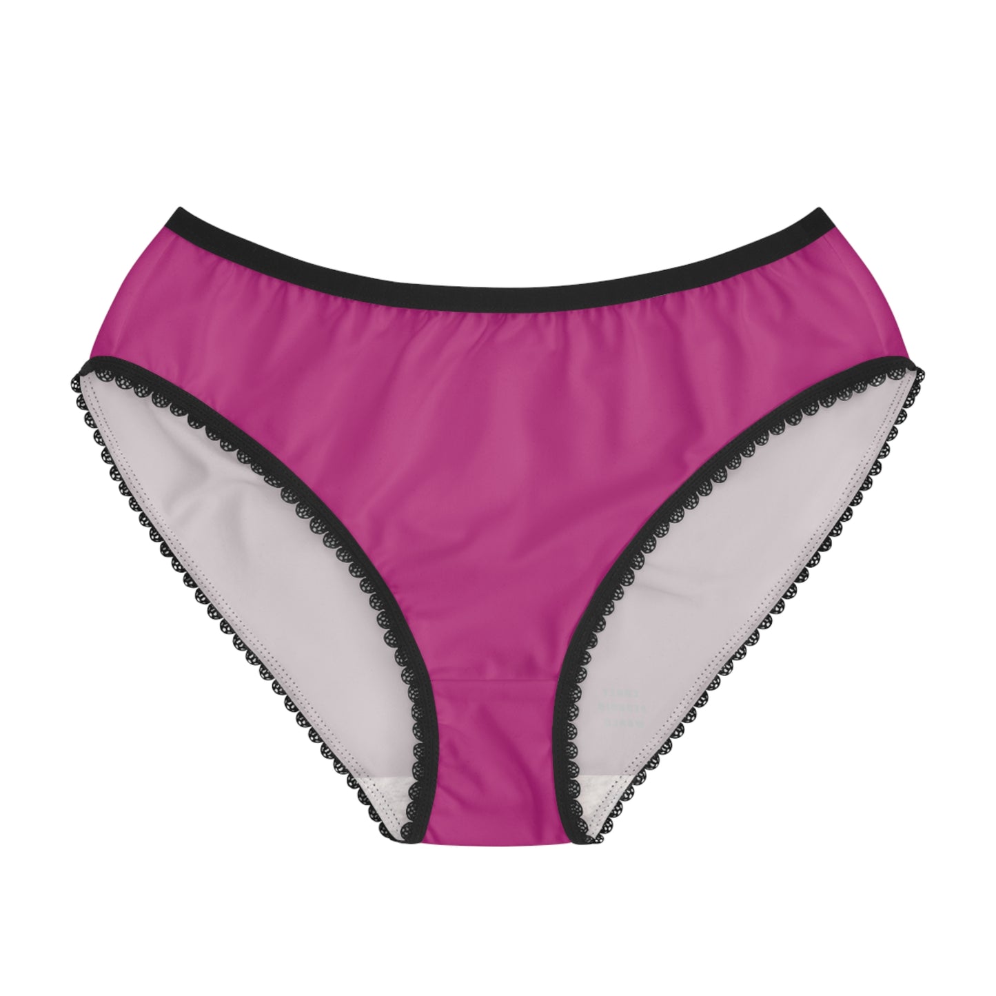 Women's Briefs: Crazy Penguin World Logo Pink