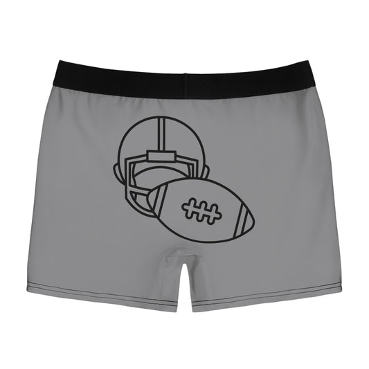 Men's Boxer Briefs Football Grey