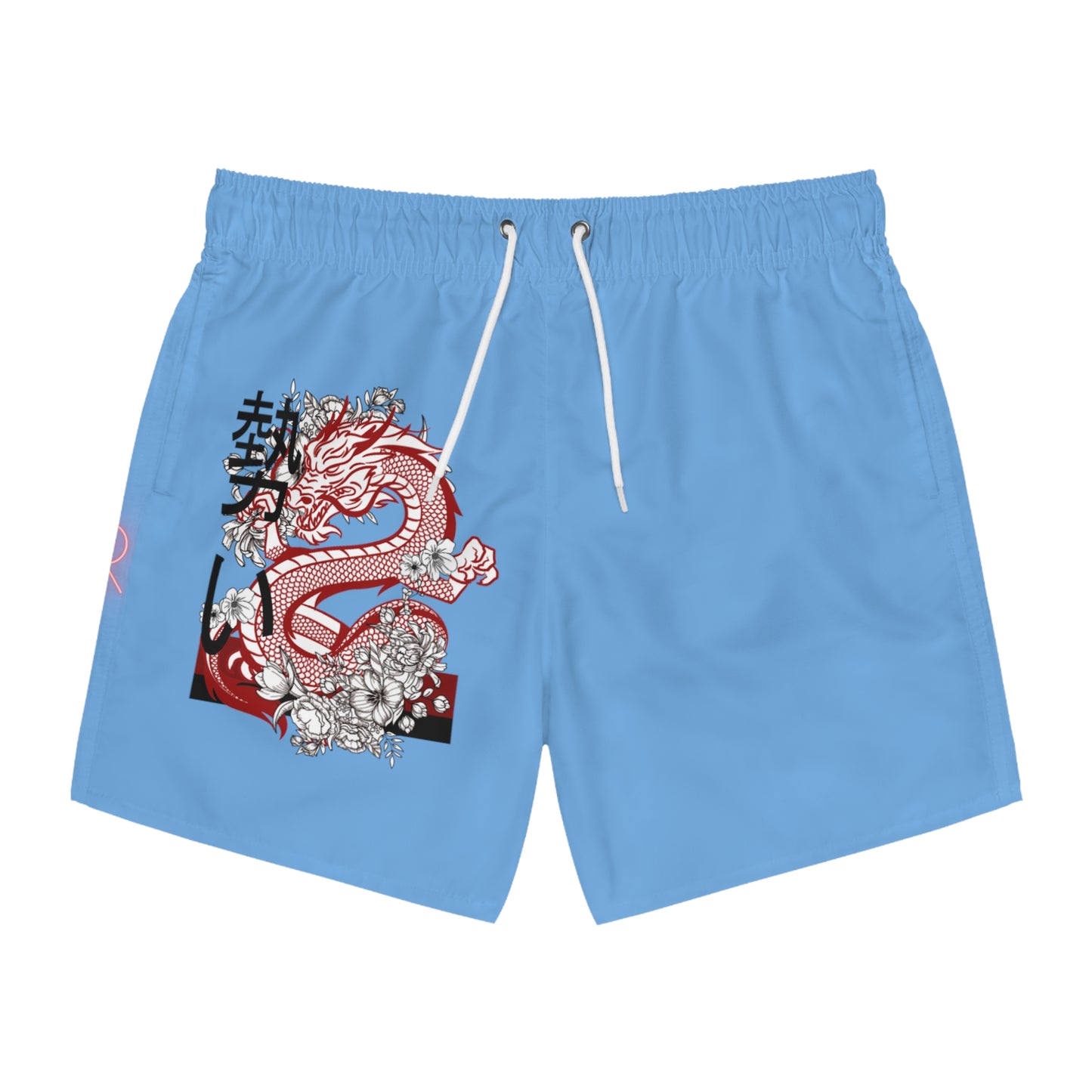 Swim Trunks: Dragons Lite Blue