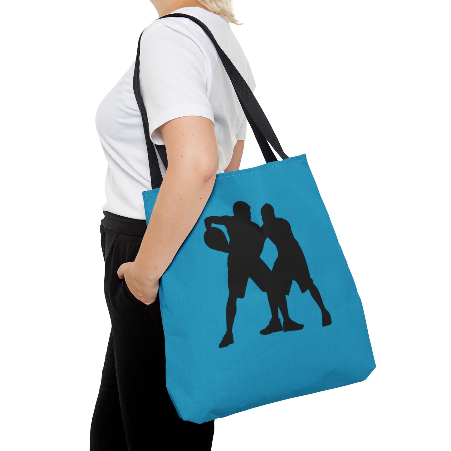 Tote Bag: Basketball Turquoise