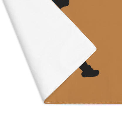 Placemat, 1pc: Baseball Lite Brown