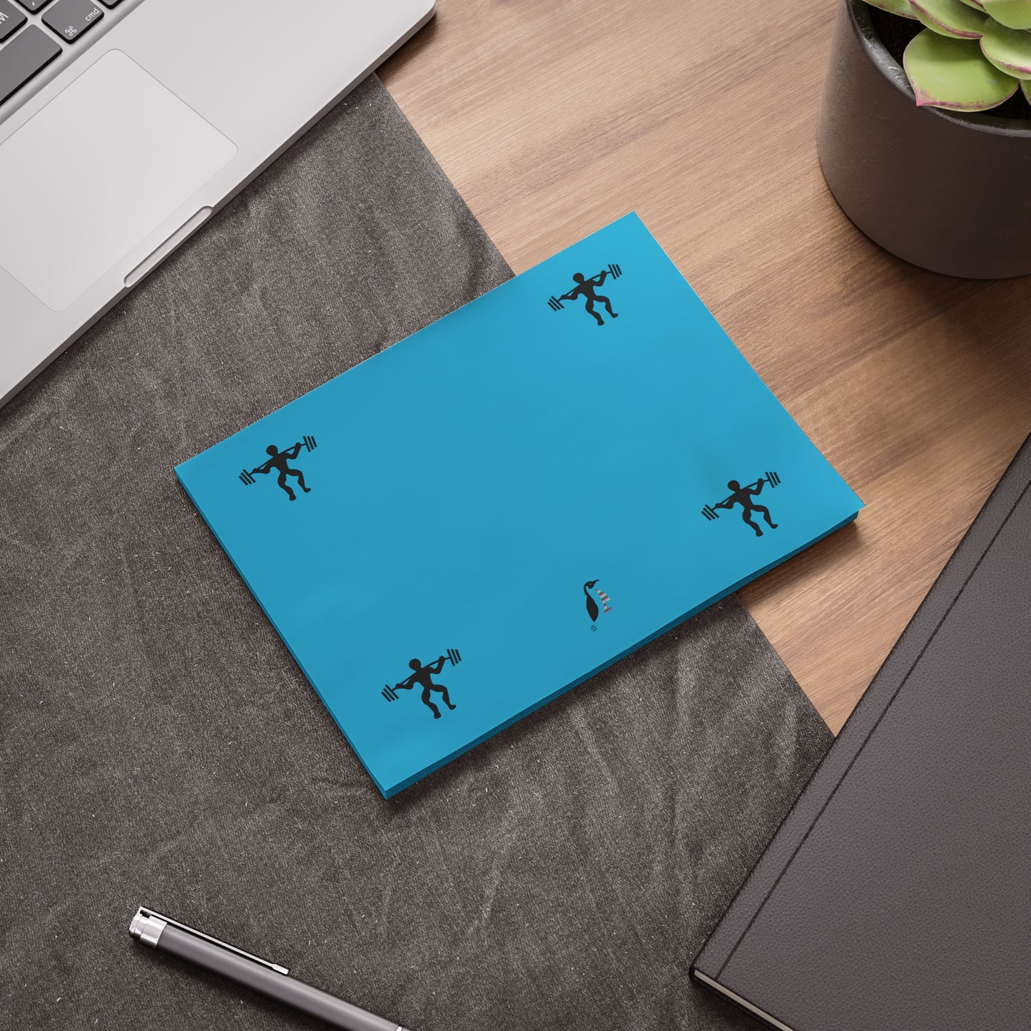 Post-it® Note Pads: Weightlifting Turquoise