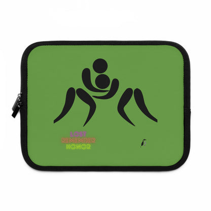 Laptop Sleeve: Wrestling Green