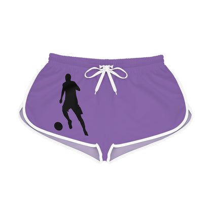 Women's Relaxed Shorts: Soccer Lite Purple