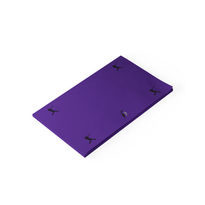 Post-it® Note Pads: Baseball Purple