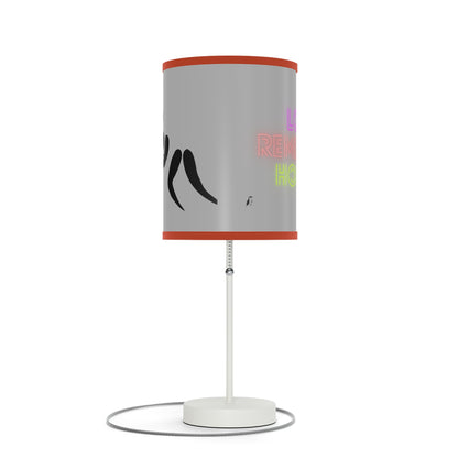 Lamp on a Stand, US|CA plug: Wrestling Lite Grey