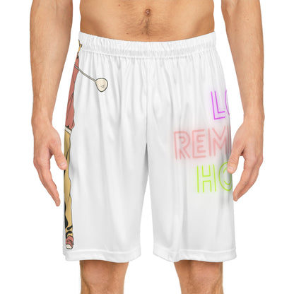 Basketball Shorts: Golf White