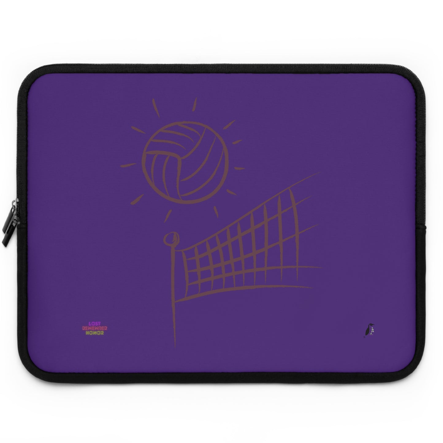 Laptop Sleeve: Volleyball Purple