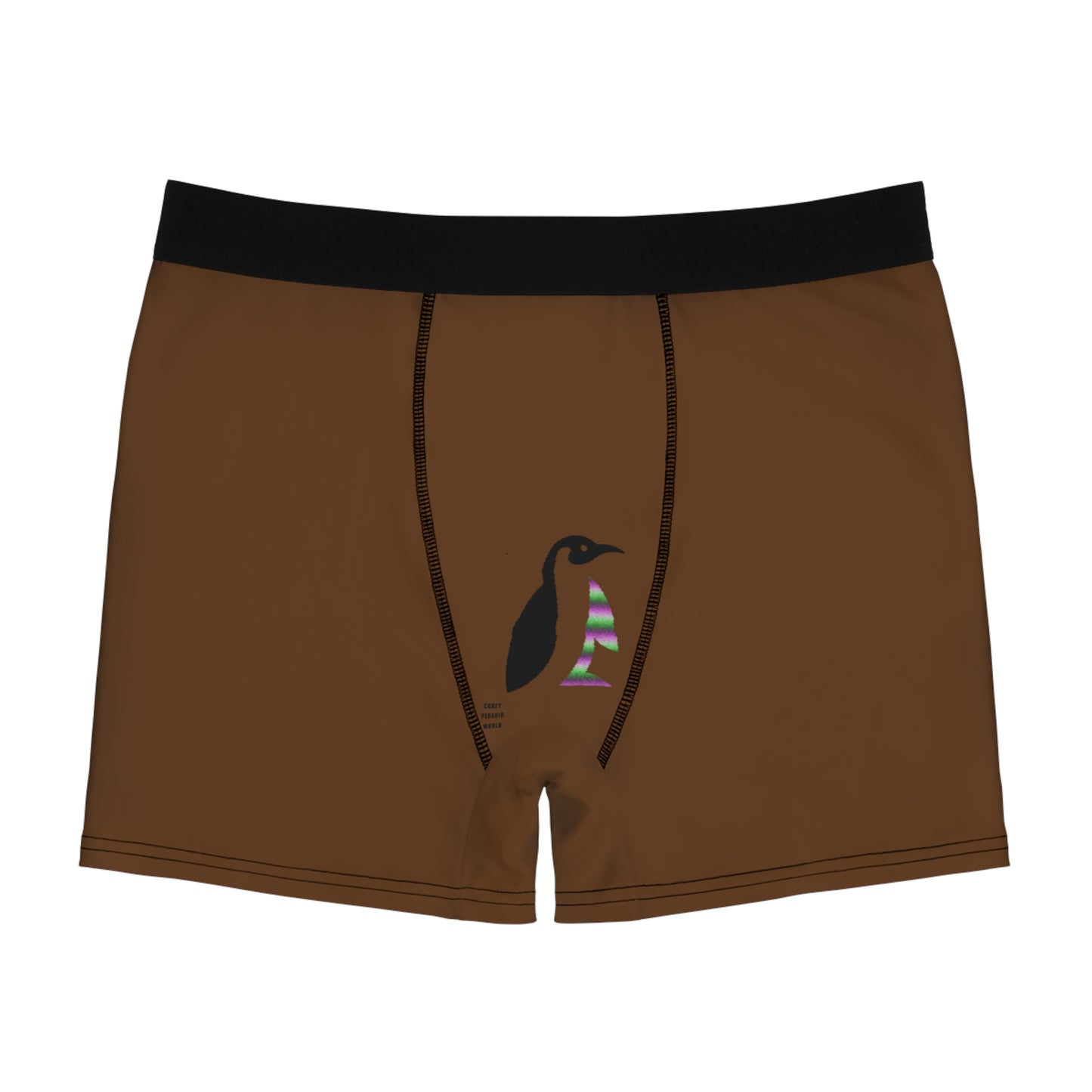 Men's Boxer Briefs: Skateboarding Brown