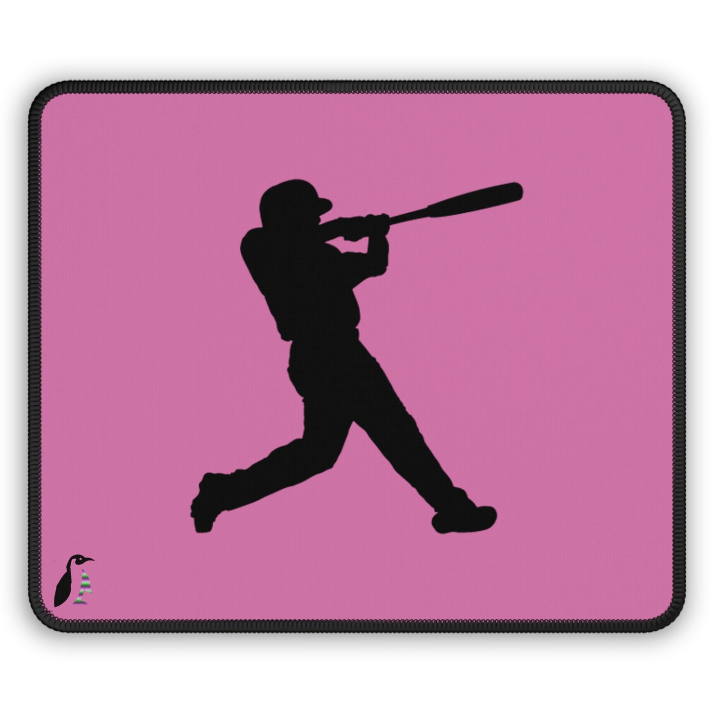 Gaming Mouse Pad: Baseball Lite Pink