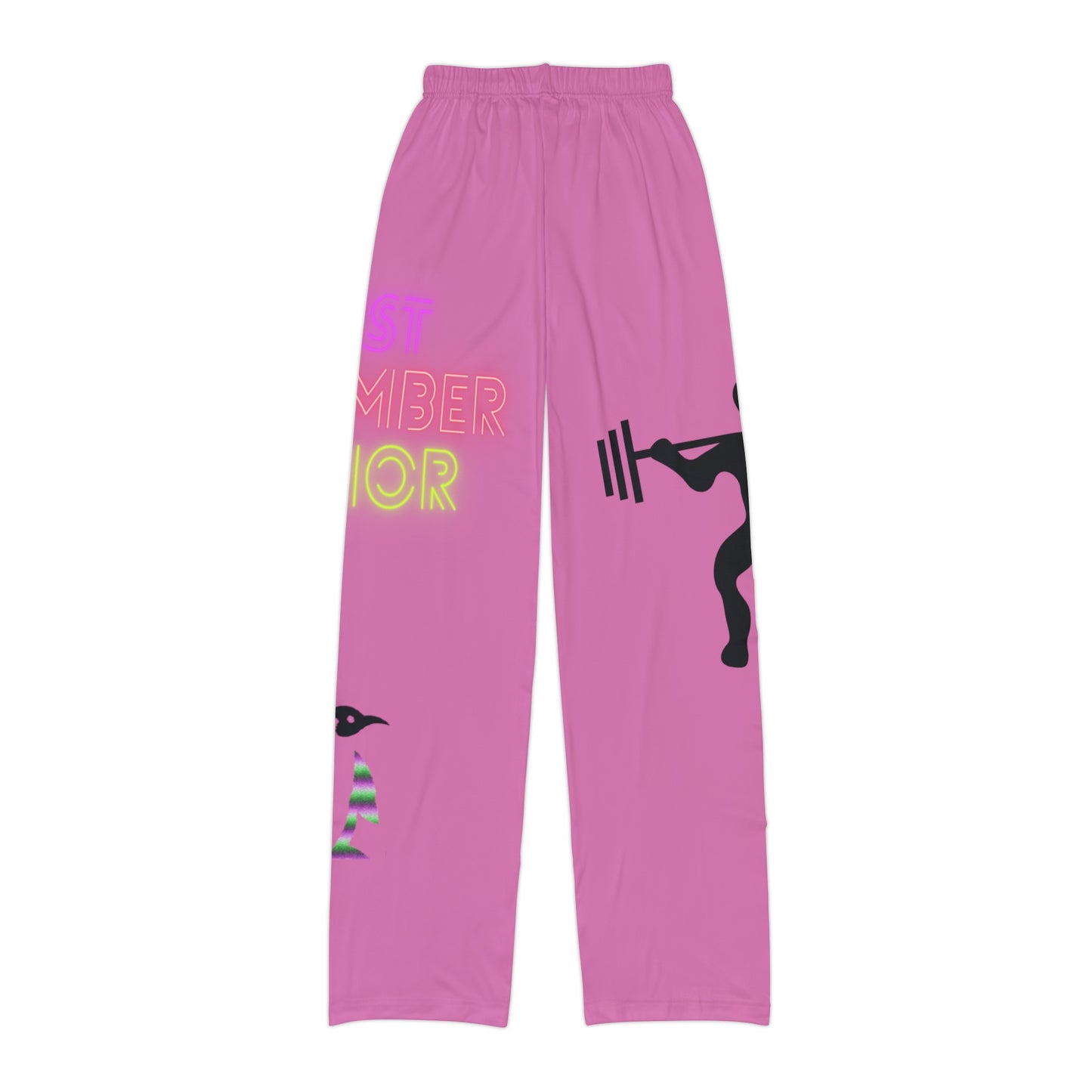 Kids Pajama Pants: Weightlifting Lite Pink