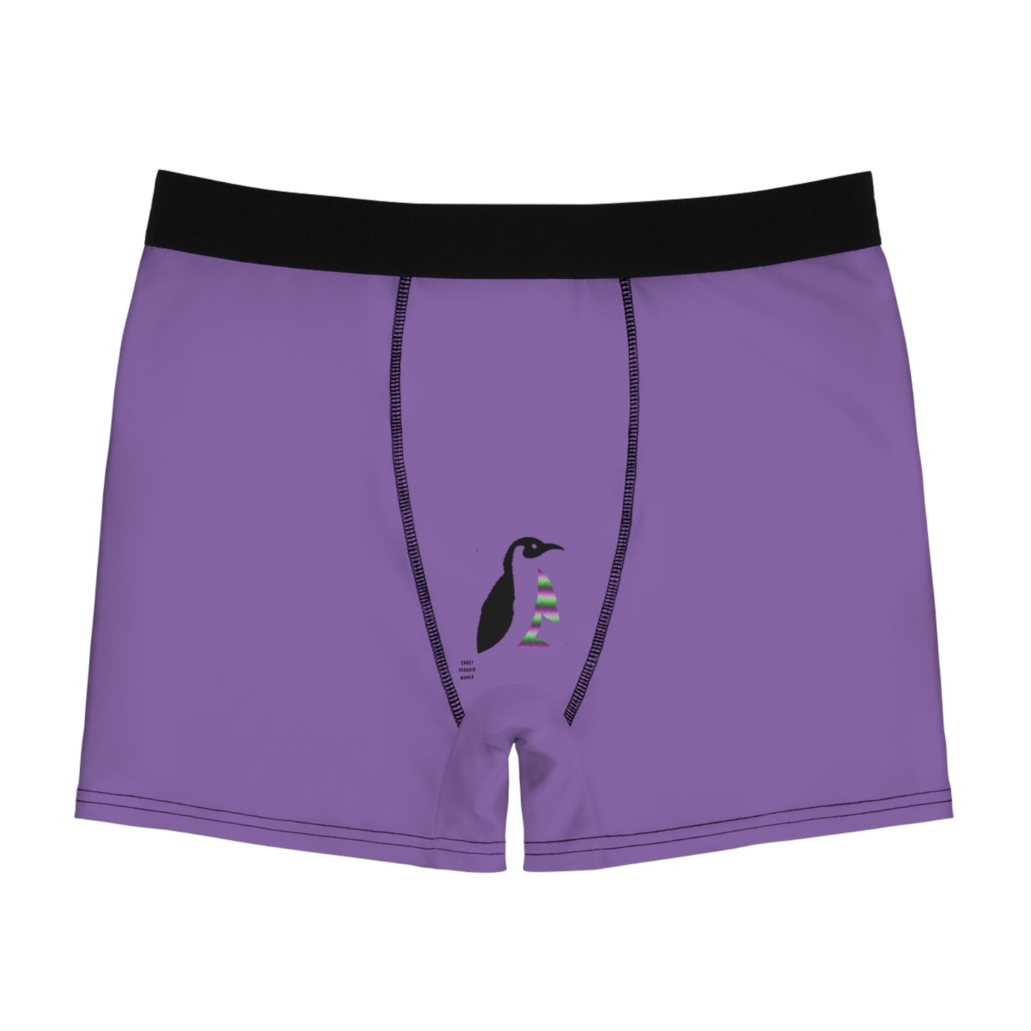 Men's Boxer Briefs: Wolves Lite Purple