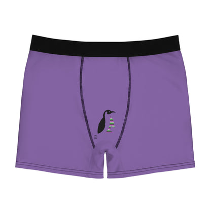 Men's Boxer Briefs: Wolves Lite Purple