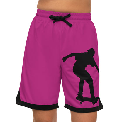 Basketball Rib Shorts: Skateboarding Pink