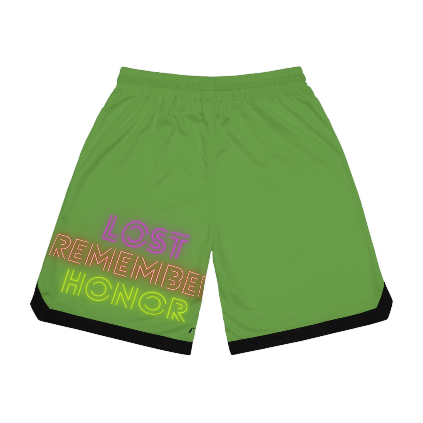 Basketball Rib Shorts: Fight Cancer Green