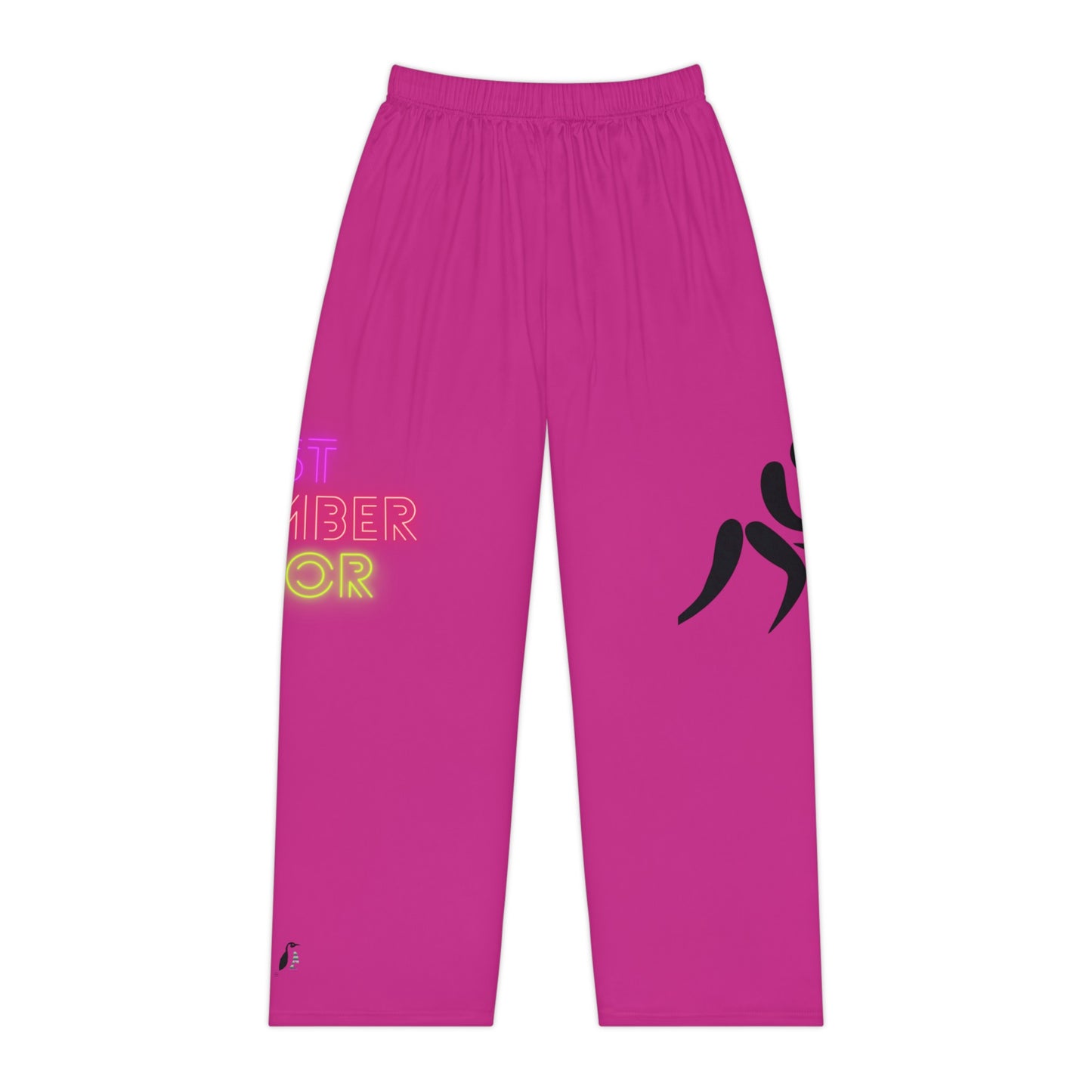 Women's Pajama Pants: Wrestling Pink